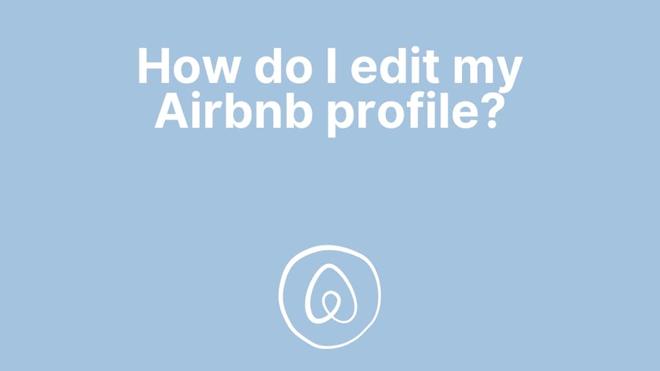 How do I edit my Airbnb profile?